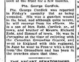 Cordick George (Perth Courier, October 1916)