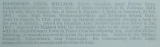 GARDINER CECIL WILLIAM (Roll of honour book)