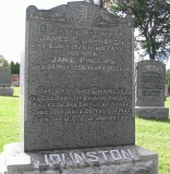 JOHNSTON JAMES CHARLES (family grave marker in Beechwood Cemetery, Ottawa)