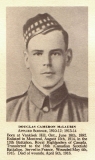 MacLAURIN DOUGLAS CAMERON (McGill Honour Roll, 1914-1918, Montreal, 1926)