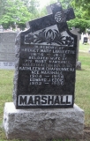MARSHALL ROBERT (family grave marker at Notre Dame Cemetery, Ottawa)