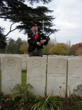Meikle David Ireland (small ceremony at his grave, November 2009)