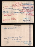 ROE FRANK EDWARD MERVYN (medal card)