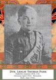 PARK LESLIE THOMAS (Canada's Heroes in the Great World War / Cornwall, Alexandria, Vankleek Hill, Hawkesbury and Intermediate Points. Edited by Noah J. Gareau. Memorial Edition / Volume I. War Publications Limited, Ottawa, Ontario, 1921)
