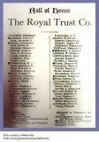 ROSS GORDON KNOK (The Royal Trust Company 1914 - 1918 Roll of Honour, Montreal)