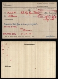 KERR WILLIAM (medal card)