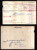 ARMSTRONG EDWARD WILLIAM (medal card)