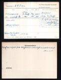 CLEWLOW FREDERICK ERNEST (medal card)