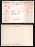 DALE JOHN (medal card) 