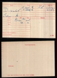 DISLEY JOHN HENRY (medal card)