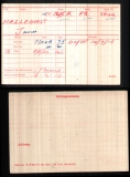 HAZLEHURST JAMES (medal card)