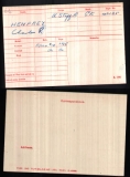 HENFREY CHARLES R (medal card)