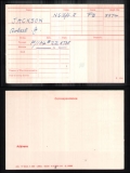 JACKSON ROBERT J(medal card)