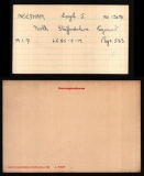 NEEDHAM JOSEPH(medal card) 