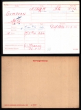 SIMPSON HERBERT GLADSTONE(medal card) 