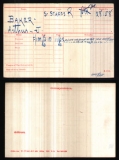 BAKER ARTHUR JOHN (medal card)