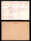 COLLINS ALFRED HENRY (medal card)