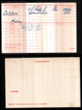 GORDON HARRY (medal card)