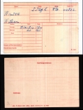 WILSON WILLIAM(medal card)