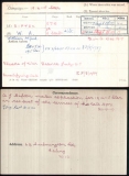 SIFTON WILLIAM ALFRED (medal card)