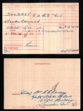 DOUDNEY The Rev. CHARLES EDM(medal card)