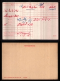 WILSON ALEXANDER(medal card)