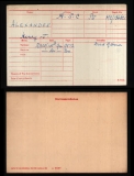 ALEXANDER HENRY JOSEPH (medal card)