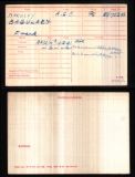 BAGULEY FRANK (medal card)