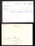 BOWLEY FRANK (medal card)