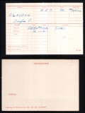 CLAYSON DOUGLAS FRANK(medal card)