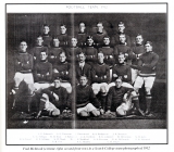 McINTOSH FREDERICK RICHARD (Scottish football team, 1912, McIntosh second row, first on the right)