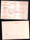 RATCLIFFE WILLIAM(medal card)
