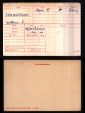 SANDERSON WILLIAM FLETCHER (medal card)