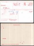 SHAW WILLIAM(medal card)