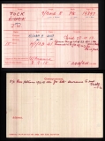 TUCK JOHN WILLIAM(medal card) 