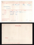 COHSALL JAMES(medal card)