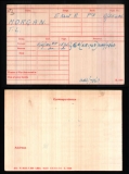 MORGAN THOMAS LLEWELYN(medal card) 