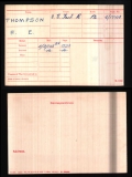 THOMPSON HERBERT EDWARD(medal card)