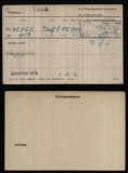 KEDGE ERNEST FRANK(medal card)