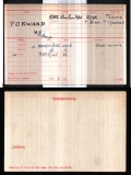 FORWARD HUBERT EDWIN(medal card) 