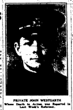 WESTGARTH JOHN (Simcoe Reformer, July 1916)