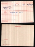 HAMMETT VICTOR WILLIAM(medal card)