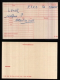 LISTER WILFRED PERCIVAL(medal card)