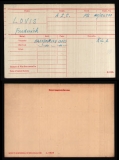 LOVIS FREDERICK(medal card)