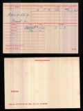 PALFREY FRANK ERNEST(medal card) 