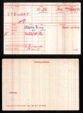 STEWART HENRY FAIRLEY(medal card)