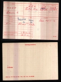 VENN EDWIN CHARLES(medal card)  	      