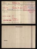 PITT ALEXANDER(medal card) 