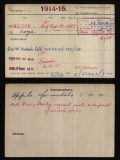 WILSON GEORGE(medal card) 