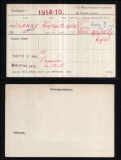 CLARKE ALBERT JOHN(medal card)